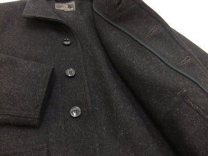 Buzz Rickson Submariner Coat - Men's U.S. Navy Submarine Wool Jacket Reproduction BR15764 Charcoal