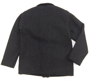 Buzz Rickson Submariner Coat - Men's U.S. Navy Submarine Wool Jacket Reproduction BR15764 Charcoal