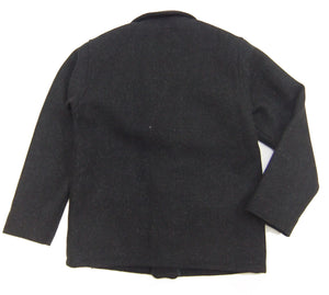 Buzz Rickson Submariner Coat - Men's U.S. Navy Submarine Wool Jacket Reproduction BR15764 Charcoal