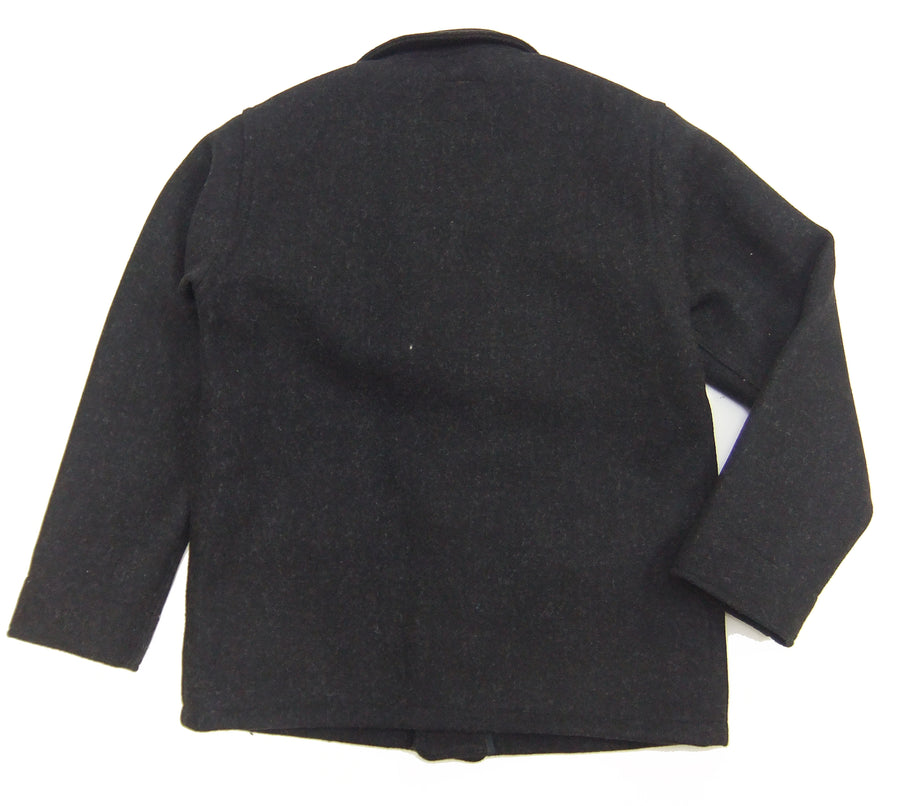 Buzz Rickson Submariner Coat - Men's U.S. Navy Submarine Wool Jacket Reproduction BR15764 Charcoal