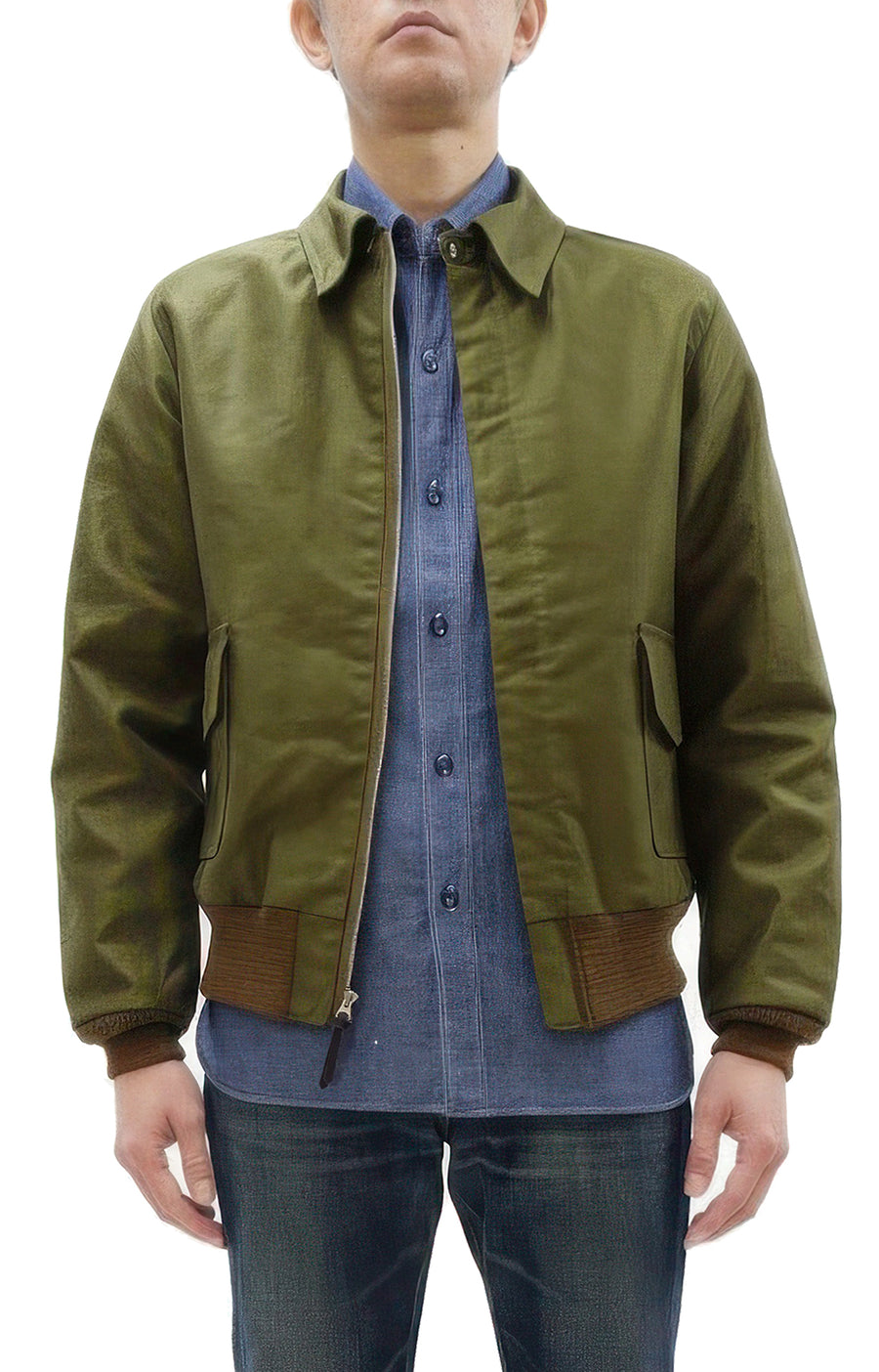 Buzz Rickson Men's Jungle Cloth Flight Jacket - Aviation