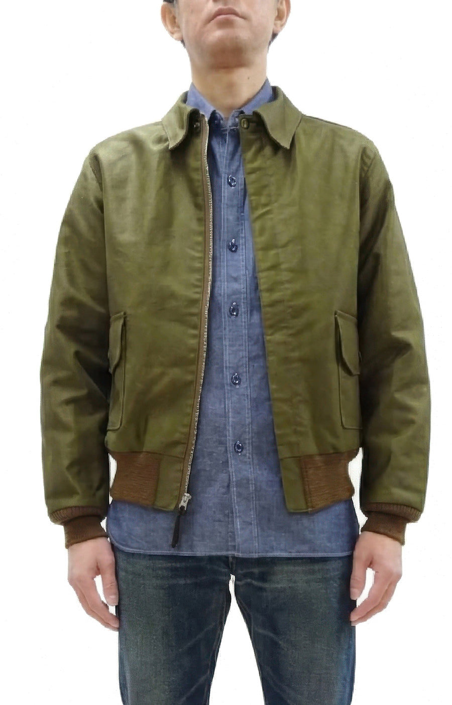 Buzz Rickson Men's Jungle Cloth Flight Jacket - Aviation