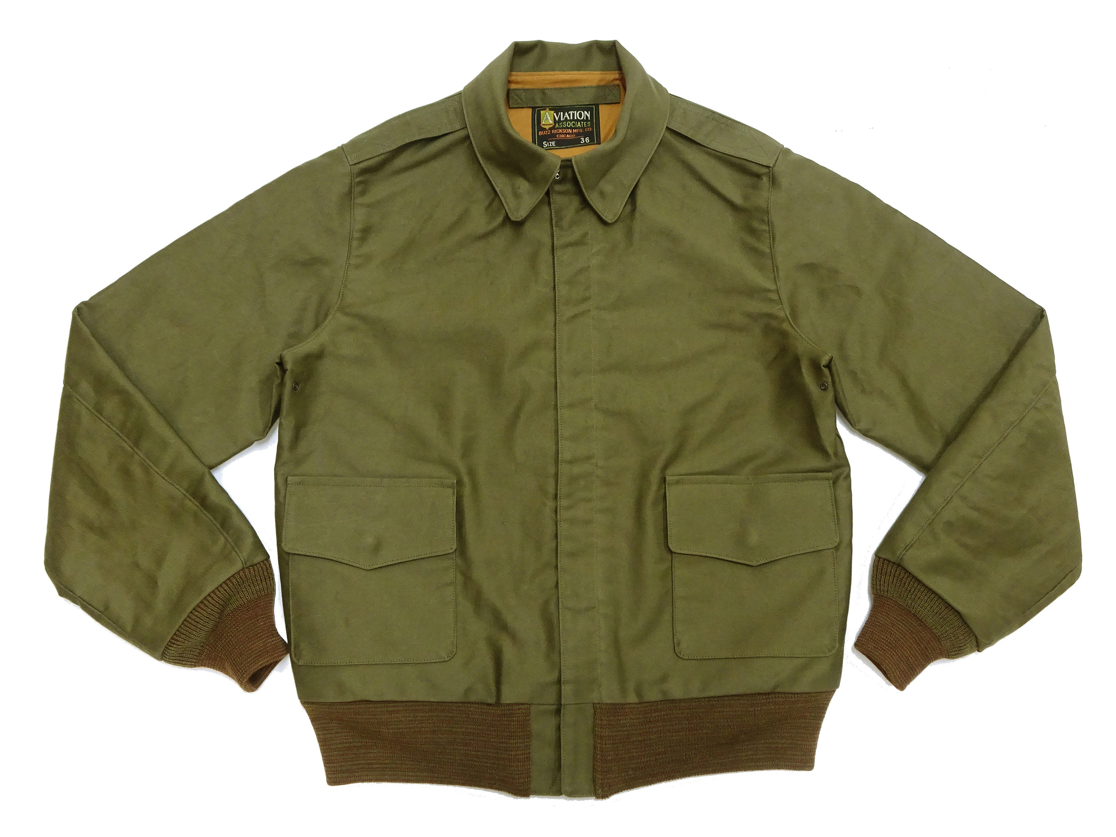 Buzz Rickson Men's Jungle Cloth Flight Jacket - Aviation