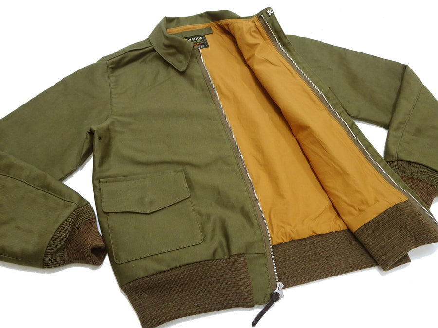 Buzz Rickson Men's Jungle Cloth Flight Jacket - Aviation