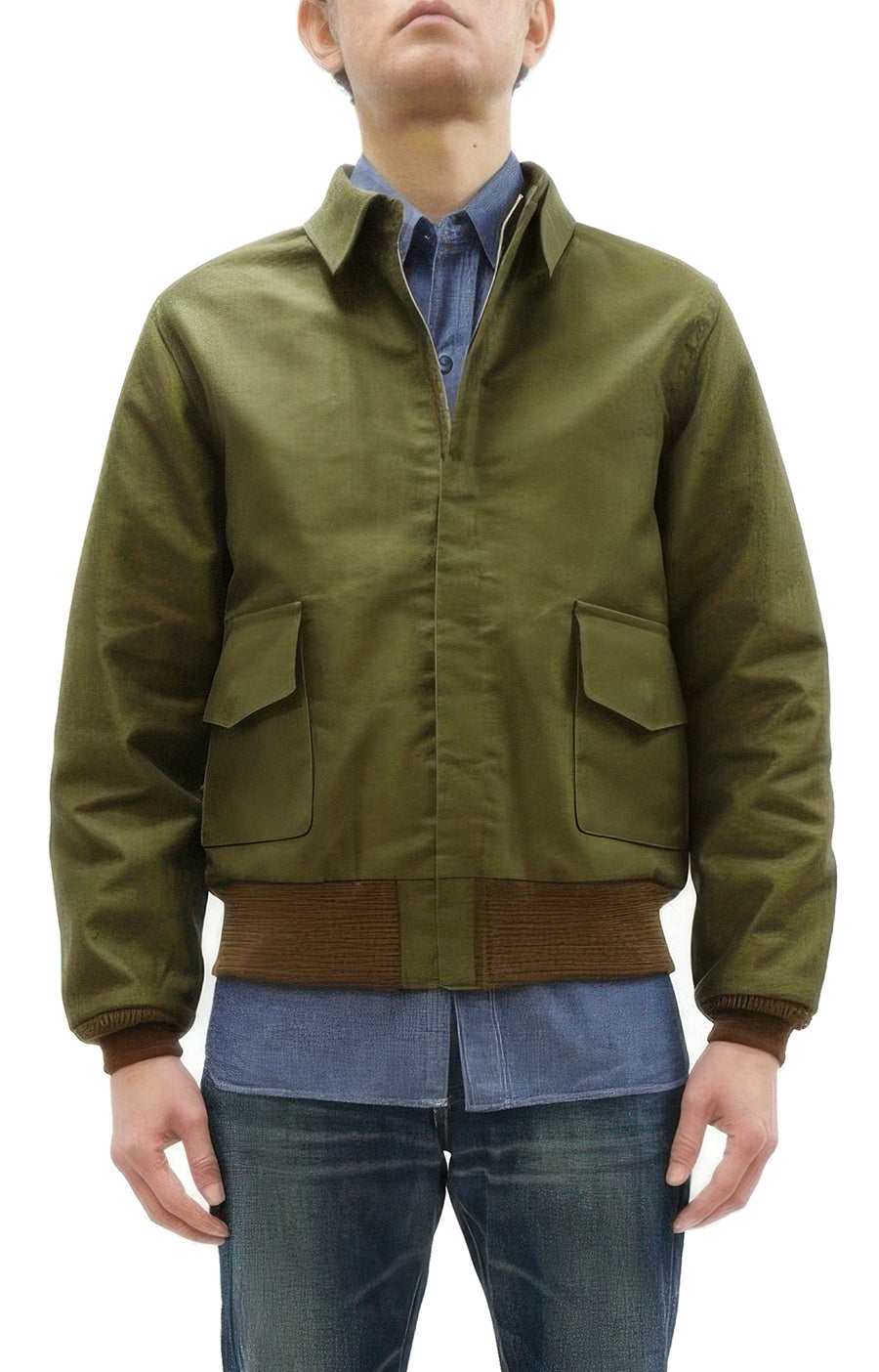 Buzz Rickson Men's Jungle Cloth Flight Jacket - Aviation