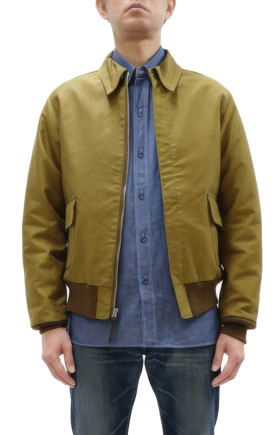 Buzz Rickson Men's Jungle Cloth Flight Jacket - Aviation