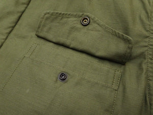 Buzz Rickson's Men's U.S. Navy A-2 Deck Jacket Reproduction, 100% Cotton Back-Satin Shell with Synthetic Pile Lining, TALON Zipper and Concealed Wool Cuffs, Made in Japan (BR16016, 01 Olive Drab)
