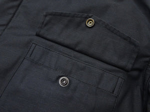 Buzz Rickson's Men's A-2 Deck Jacket, Navy Color Civilian Model Reproduction, 100% Cotton Back-Satin Shell with Synthetic Pile Lining, TALON Zipper and Concealed Wool Cuffs, Made in Japan (BR16017, 01 Navy)