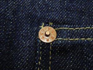 Buzz Rickson's Men's Denim Jacket, World War II Type I Denim Blouse Reproduction, 13.6 oz. Dark Indigo Denim, Made in Japan (BR16041, 421A One-Wash)