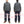 Load image into Gallery viewer, Buzz Rickson Cotton Covert Work Shirt - Men&#39;s Casual Vintage-Style Long Sleeve Button Up Shirt BR26082 119 Heathered-Black
