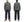 Buzz Rickson Cotton Covert Work Shirt - Men's Casual Vintage-Style Long Sleeve Button Up Shirt BR26082 119 Heathered-Black
