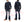 Buzz Rickson Shirt Men's William Gibson Plain Long Sleeve Chambray Shirt BR29143 Black