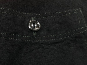 Buzz Rickson Shirt Men's William Gibson Plain Long Sleeve Chambray Shirt BR29143 Black