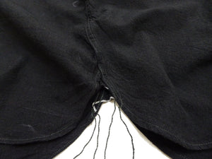Buzz Rickson's William Gibson Men's Black Chambray Work Shirt, Long-Sleeve Button-Up Shirt, Made in Japan BR29143