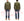 Buzz Rickson's Men's Herringbone Work Shirt, High-Density Cotton Long-Sleeve Button-Up Shirt, Made in Japan (BR29390 149 Olive)