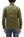Buzz Rickson's Men's Herringbone Work Shirt, High-Density Cotton Long-Sleeve Button-Up Shirt, Made in Japan (BR29390 149 Olive)