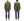Buzz Rickson's Men's Herringbone Work Shirt, High-Density Cotton Long-Sleeve Button-Up Shirt, Made in Japan (BR29390 149 Olive)