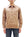 Buzz Rickson's Men's Herringbone Work Shirt, High-Density Cotton Long-Sleeve Button-Up Shirt, Made in Japan (BR29390 133 Beige)