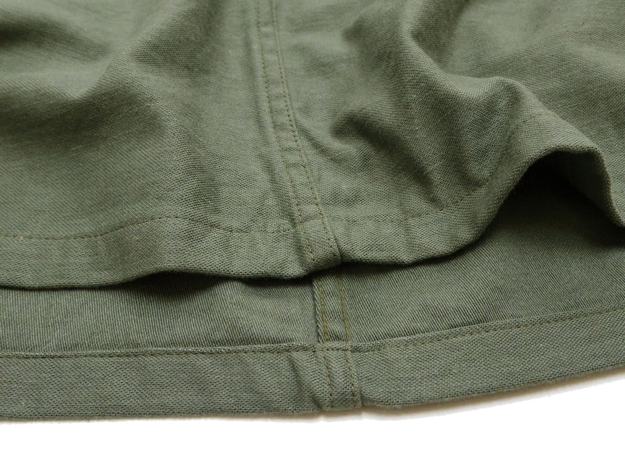 Buzz Rickson Men's U.S. Army OG-107 Utility Shirt with Patches (Relaxed Fit) - John Lennon Model Reproduction - Made in Japan (BR29586 Olive)