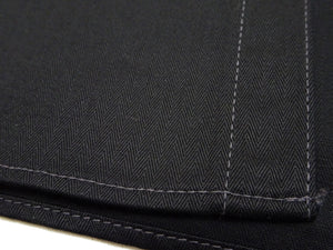 Buzz Rickson Herringbone Work Shirt - Men's Casual Military-Inspired Solid HBT Short-Sleeve Button-Up Shirt BR39530 119) Black