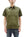 Buzz Rickson Herringbone Work Shirt - Men's Casual Military-Inspired Solid HBT Short-Sleeve Button-Up Shirt BR39530 149) Olive