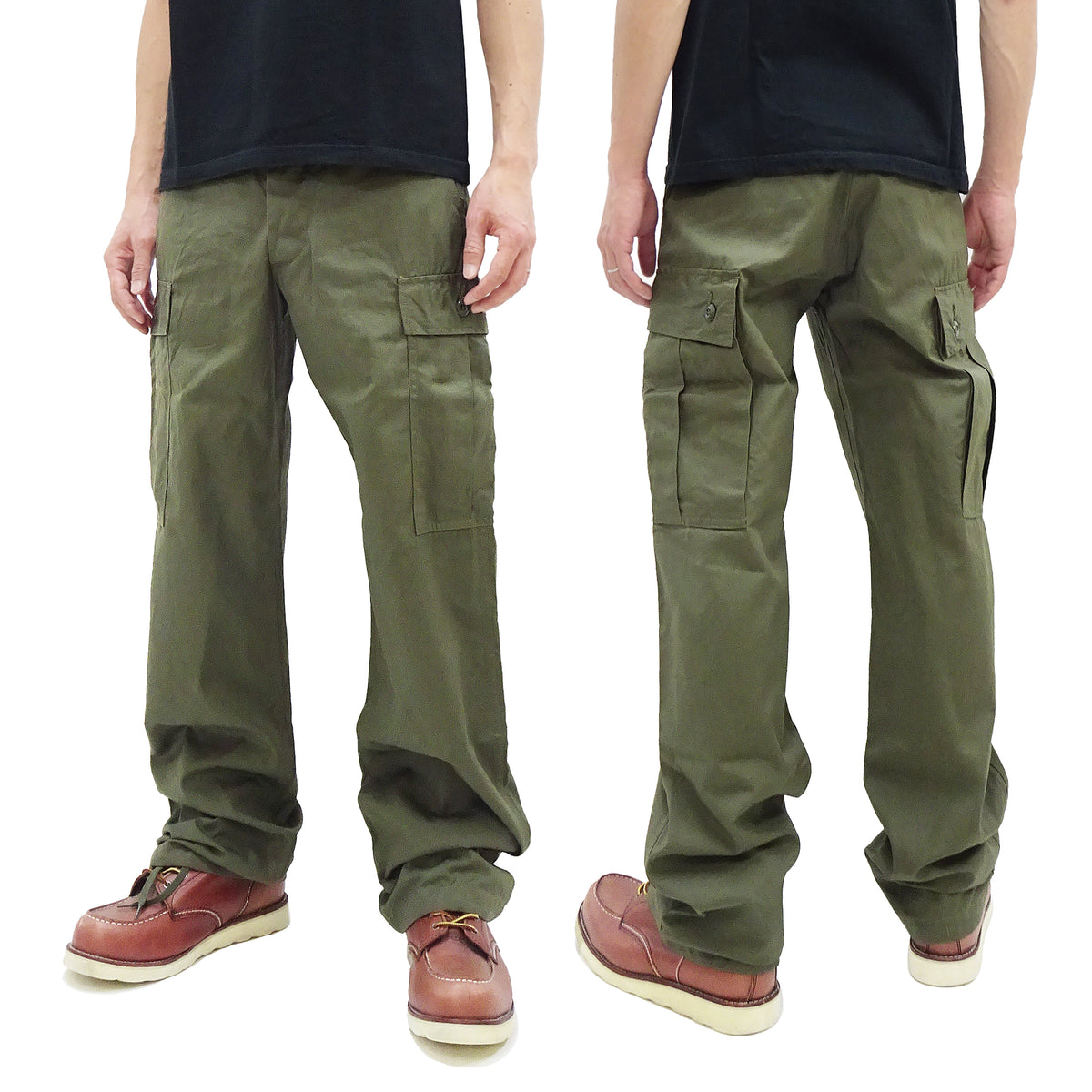 Buzz Rickson Cargo Pants Men's Reproduction of US Army Vietnam Tropica ...