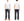 Buzz Rickson's Men's Sweatpants with U.S. Air Force Logo Print, No-Outseam Construction, Drawstring Waist and Hems, Straight-Leg Fit, Made in Japan (BR40973 119 Faded Black)