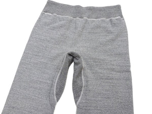 Buzz Rickson's Men's Sweatpants with U.S. Air Force Logo Print, No-Outseam Construction, Drawstring Waist and Hems, Straight-Leg Fit, Made in Japan (BR40973 113 Heather Gray)