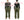 Buzz Rickson Cargo Pants with Loose-Fit Straight Wide-Leg Men's Reproduction of US Army Vietnam Tropical Jungle Trouser BR42500 Olive