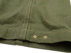 Buzz Rickson Cargo Pants Men's USMC P44 Combat Herringbone Trousers HBT P-44 Monkey Pants BR42501 Olive