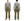 Buzz Rickson Cargo Pants Men's USMC P44 Combat Herringbone Trousers HBT P-44 Monkey Pants BR42501 Olive