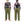 Buzz Rickson Baggy Cargo Pants Men's Reproduction of US Army Korean War M-1951 Field Trousers BR42529 Olive