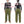 Laden Sie das Bild in den Galerie-Viewer, Buzz Rickson Baggy Cargo Pants Men&#39;s Reproduction of US Army Korean War M-1951 Field Trousers BR42529 Olive
