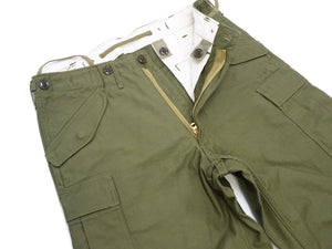 Buzz Rickson Baggy Cargo Pants Men's Reproduction of US Army Korean War M-1951 Field Trousers BR42529 Olive