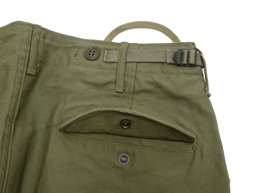 Buzz Rickson Baggy Cargo Pants Men's Reproduction of US Army Korean War M-1951 Field Trousers BR42529 Olive