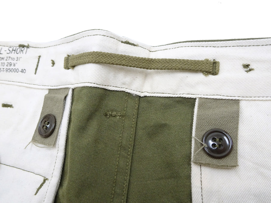 Buzz Rickson Baggy Cargo Pants Men's Reproduction of US Army Korean War M-1951 Field Trousers BR42529 Olive