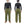 Laden Sie das Bild in den Galerie-Viewer, Buzz Rickson Baggy Cargo Pants Men&#39;s Reproduction of US Army Korean War M-1951 Field Trousers BR42529 Olive
