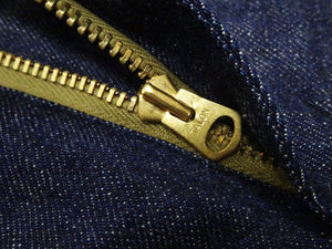 Buzz Rickson Men's Denim M-51 Field Trousers - Military-Inspired Baggy Cargo Pants in Indigo Denim - Made in Japan (BR42586 421A One Wash)