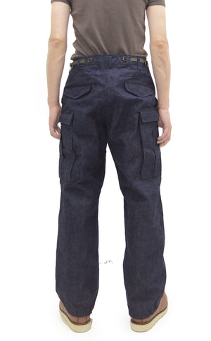 Buzz Rickson Men's Denim M-51 Field Trousers - Military-Inspired