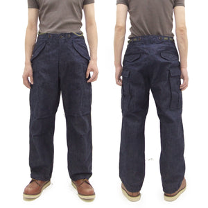 Buzz Rickson Men's Denim M-51 Field Trousers - Military-Inspired