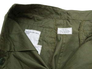 Buzz Rickson Men's Cargo Shorts - Reproduction of Civilian Reinterpretation of U.S. Army Vietnam Tropical Jungle Fatigue Trousers BR52550 Olive