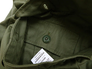 Buzz Rickson Men's Cargo Shorts - Reproduction of Civilian Reinterpretation of U.S. Army Vietnam Tropical Jungle Fatigue Trousers BR52550 Olive