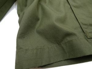 Buzz Rickson Men's Cargo Shorts - Reproduction of Civilian Reinterpretation of U.S. Army Vietnam Tropical Jungle Fatigue Trousers BR52550 Olive