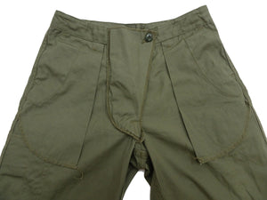 Buzz Rickson Men's Cargo Shorts - Reproduction of Civilian Reinterpretation of U.S. Army Vietnam Tropical Jungle Fatigue Trousers BR52550 Olive