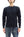 Buzz Rickson Waffle-Knit Thermal T-Shirt Men's Casual Long Sleeve Plain Crew Neck Waffle Tee BR63755 119 Black