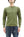 Buzz Rickson Waffle-Knit Thermal T-Shirt Men's Casual Long Sleeve Plain Crew Neck Waffle Tee BR63755 149 Olive