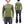 Buzz Rickson Waffle-Knit Thermal T-Shirt Men's Casual Long Sleeve Plain Crew Neck Waffle Tee BR63755 149 Olive