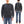 Buzz Rickson's Men's Set-In Crew Neck Sweatshirt, Tubular Body, V-Gusset, 100% Cotton Brushed-Back Fleece, Made in Japan (BR65622 119 Faded Black)