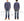 Buzz Rickson's Men's Set-In Crew Neck Sweatshirt, Tubular Body, V-Gusset, 100% Cotton Brushed-Back Fleece, Made in Japan (BR65622 128 Navy)