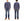 Buzz Rickson's Men's Set-In Crew Neck Sweatshirt, Tubular Body, V-Gusset, 100% Cotton Brushed-Back Fleece, Made in Japan (BR65622 128 Navy)